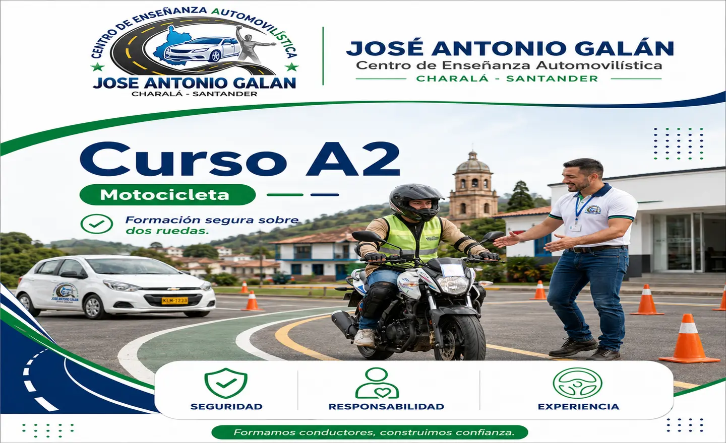 Práctica en motocicleta de alto cilindraje